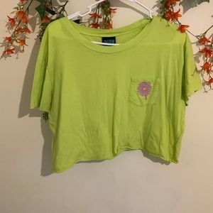 Size Large neon crop